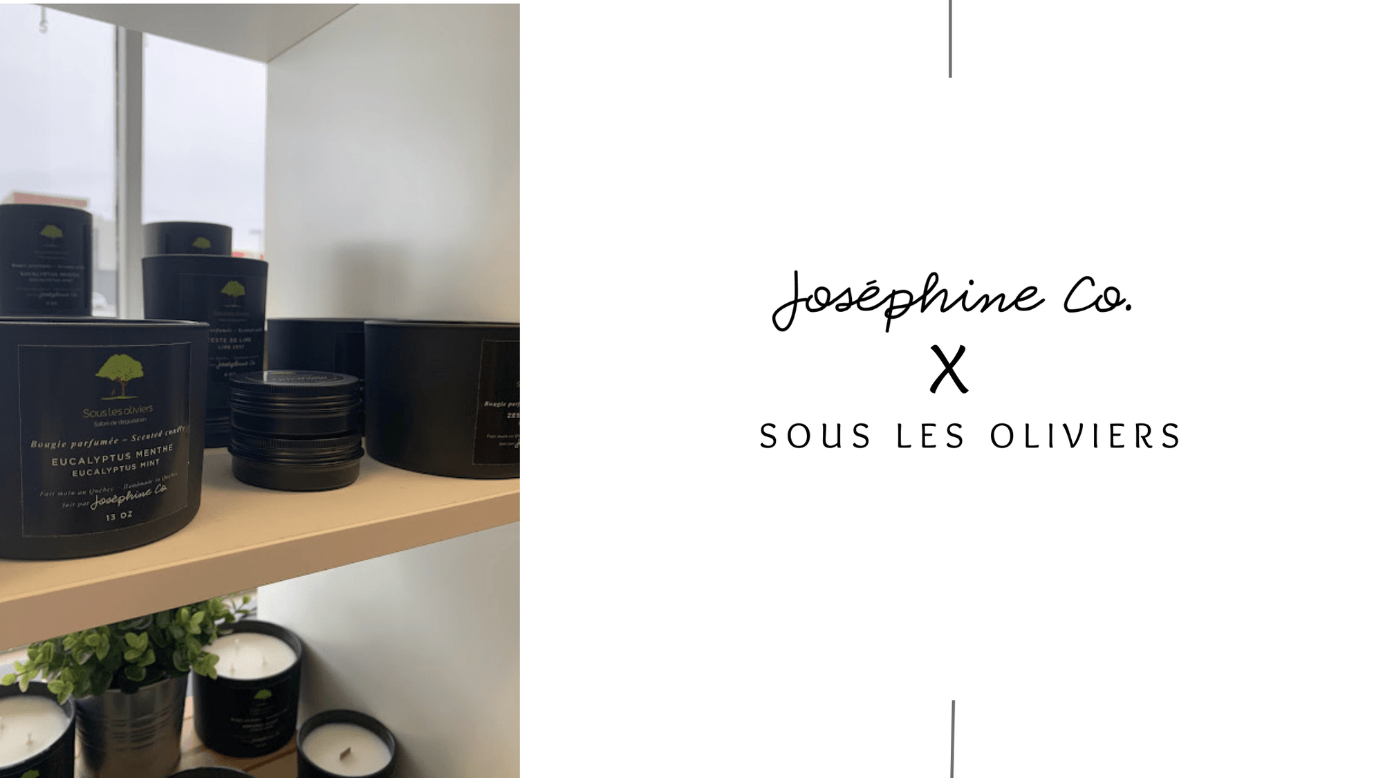 Notre collaboration avec Josée Nadeau, propriétaire, Sous les Oliviers - Joséphine Co®