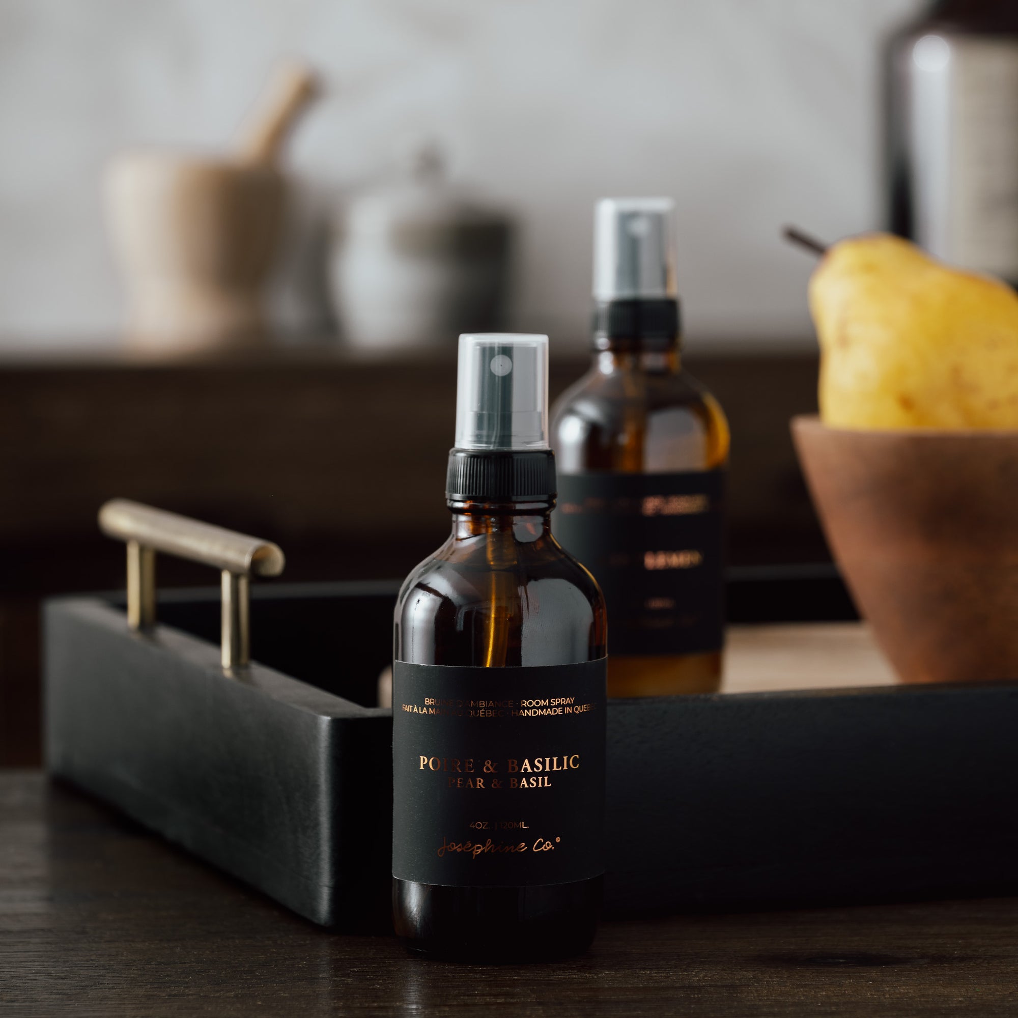 Bruine d'ambiance Poire & Basilic - Joséphine Co®