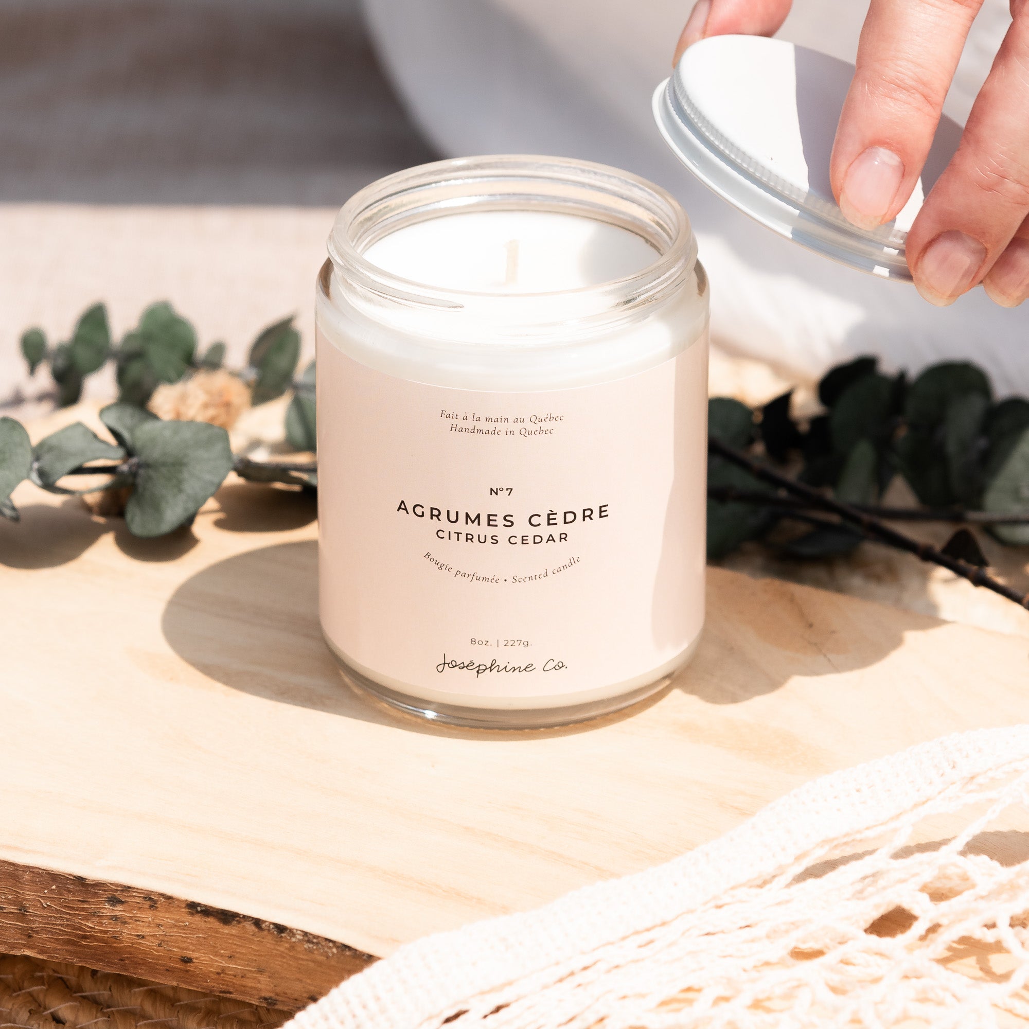 Chandelle Agrumes & Cèdre No 7 - Joséphine Co®