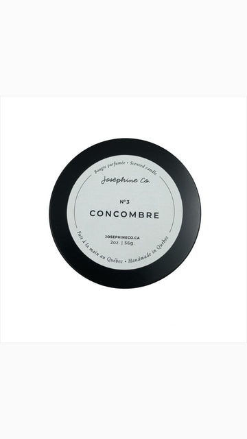 Mini chandelle coco soya concombre