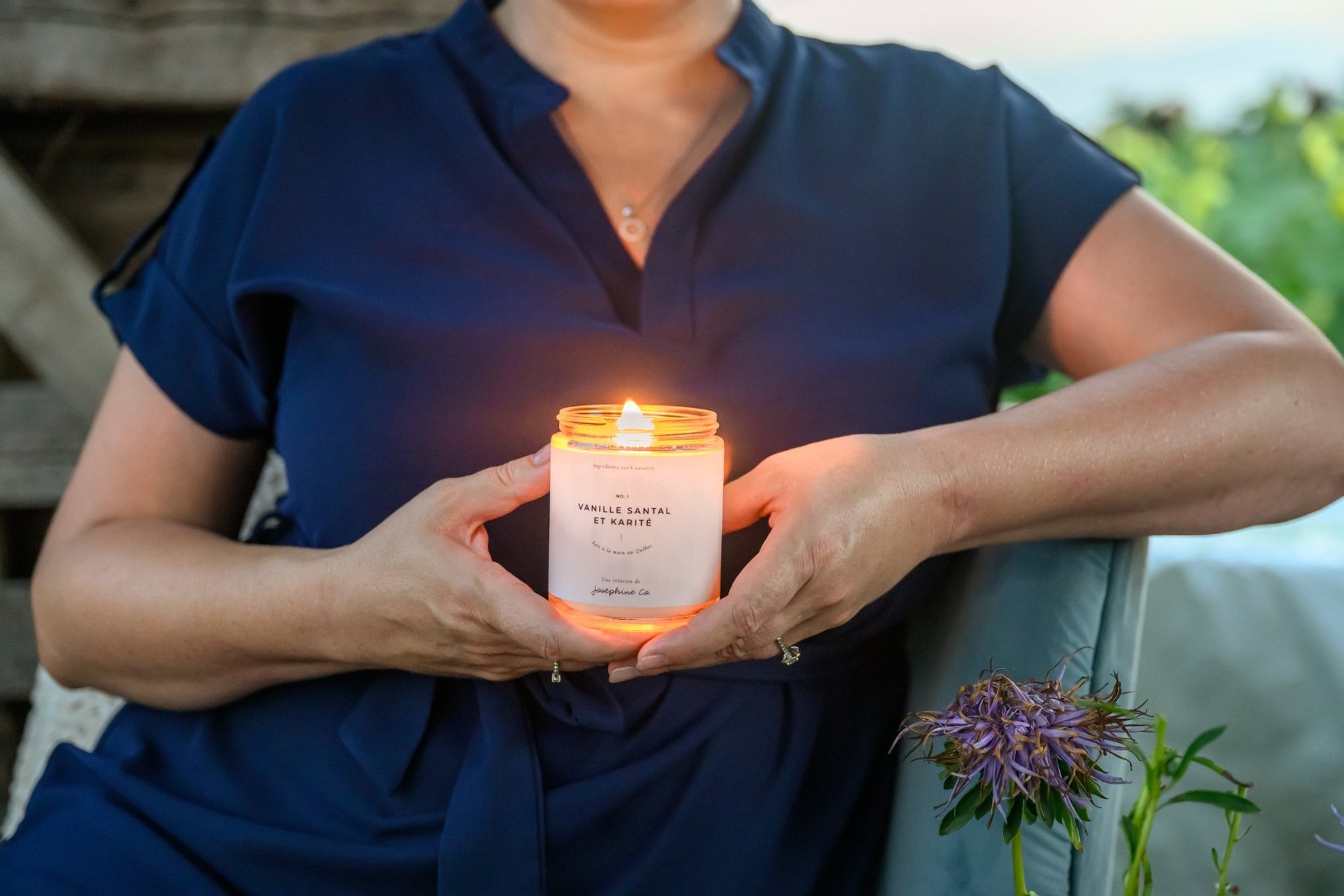 Chandelle Vanille Santal Karité - Joséphine Co®