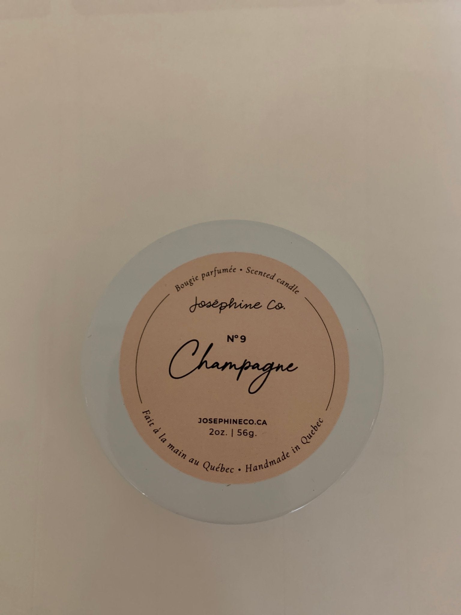 Mini Bougie Champagne - Joséphine Co®