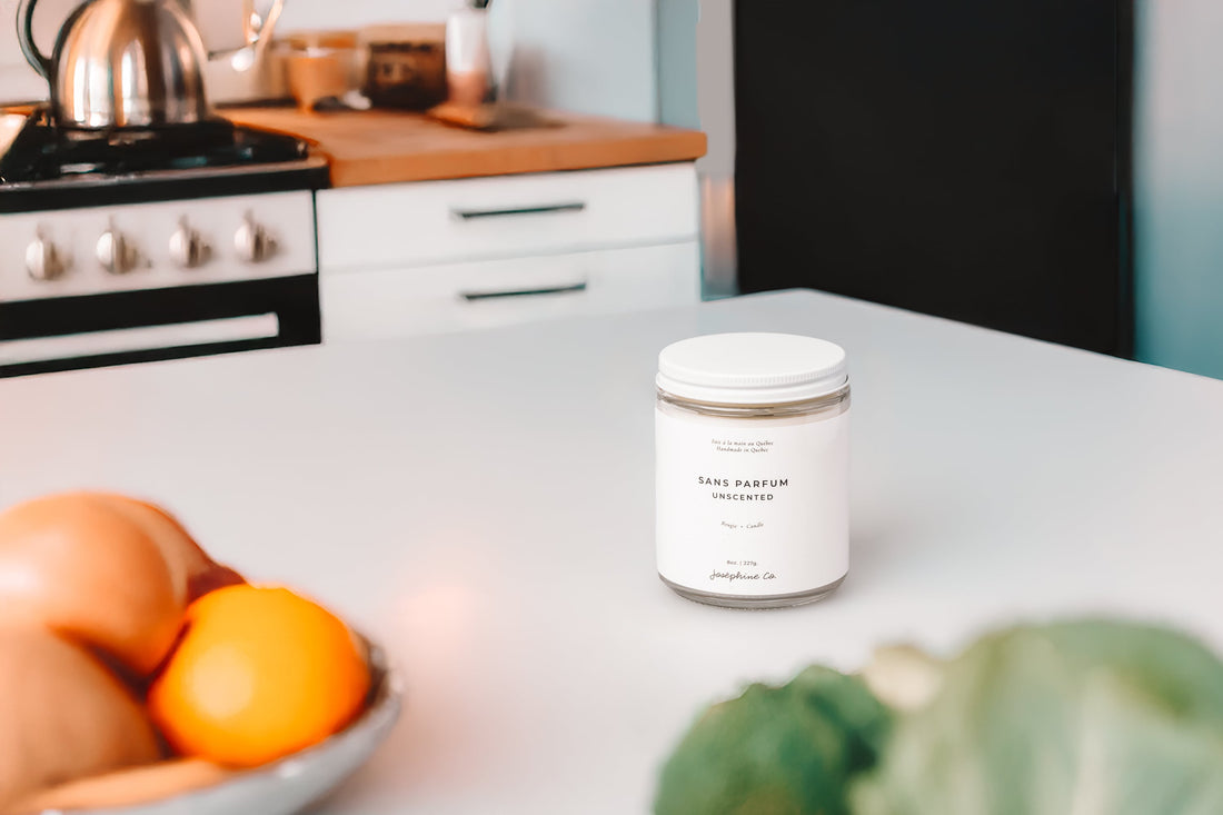 Unscented candle