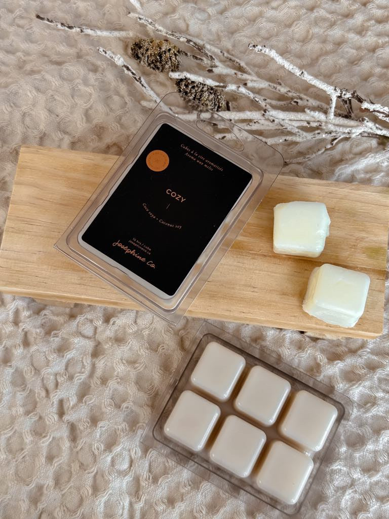 Cozy flavored wax cubes