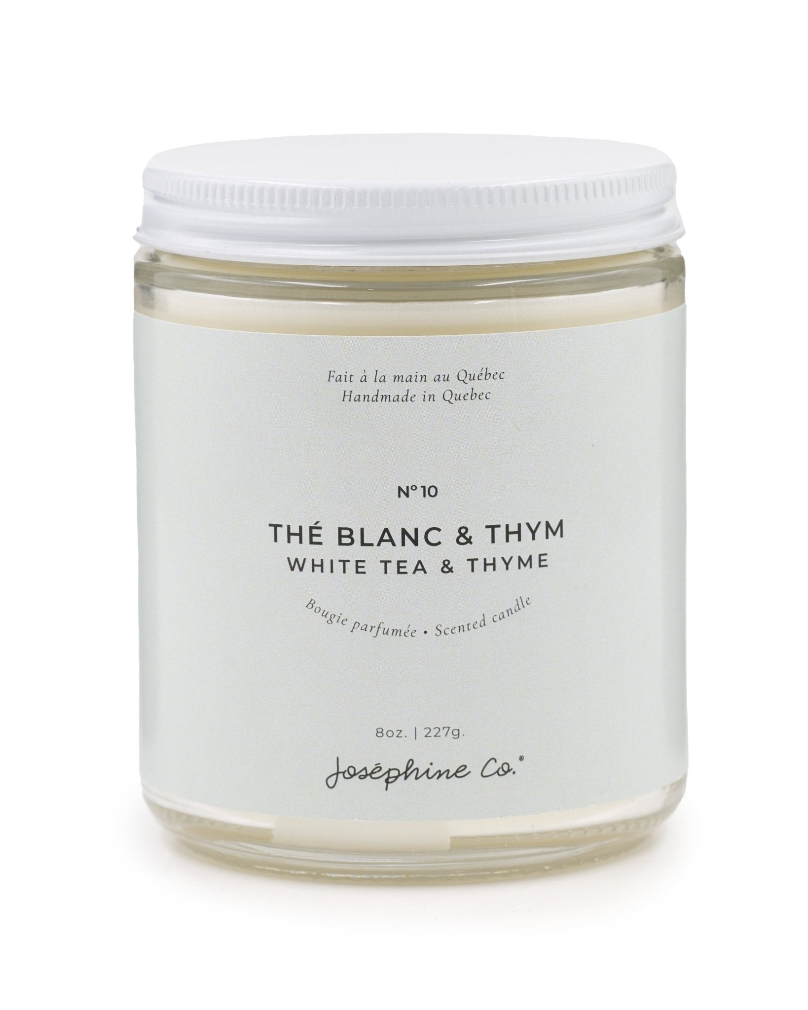Chandelle Thé blanc & Thym No 10 - Joséphine Co®