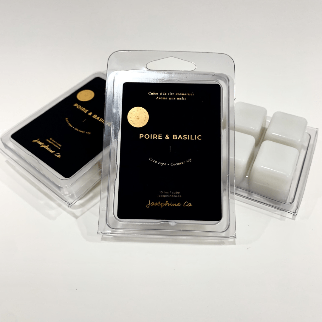 Cubes de cires aromatisés Poire Basilic - Joséphine Co®