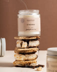 Bougie 8 oz S’mores – Parfum gourmand fait main au Québec - Joséphine Co®