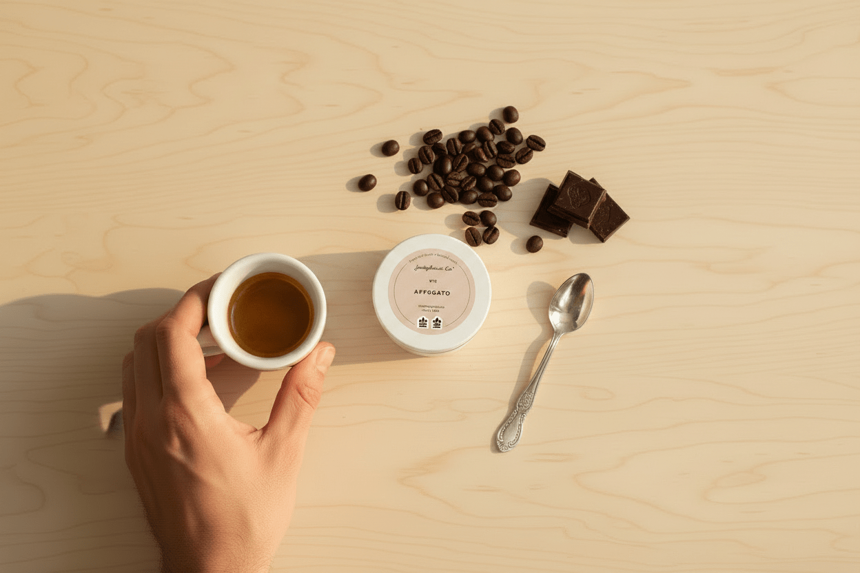 Mini Chandelle 2 oz Affogato - Ambiance café - Joséphine Co®