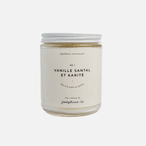 Chandelle Vanille Santal Karité - Joséphine Co®