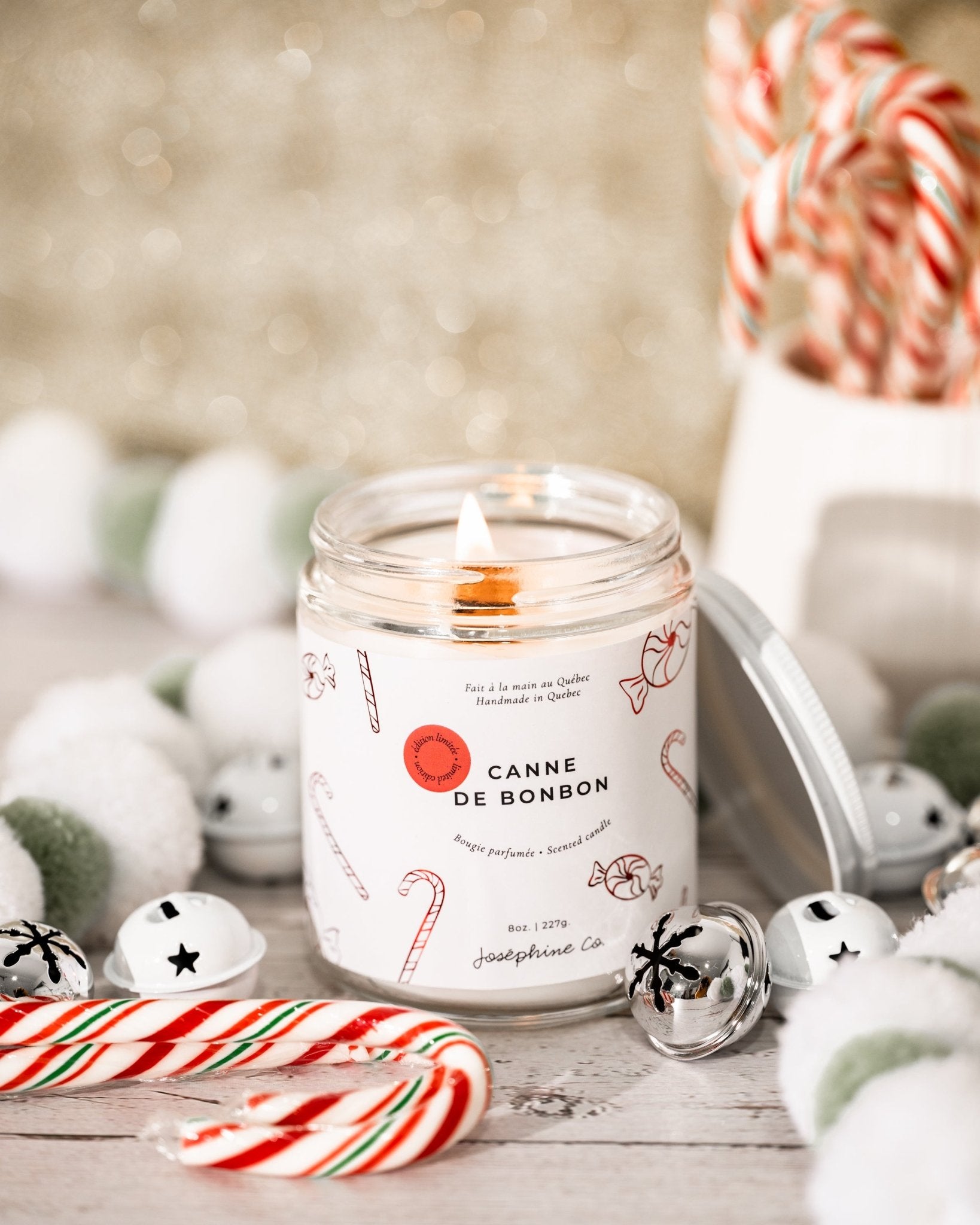 Chandelle Canne de bonbon Édition limitée - Joséphine Co®